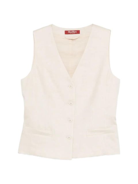 Max Mara buttoned waistcoat - Neutrals - zdjęcie produktu nr 1