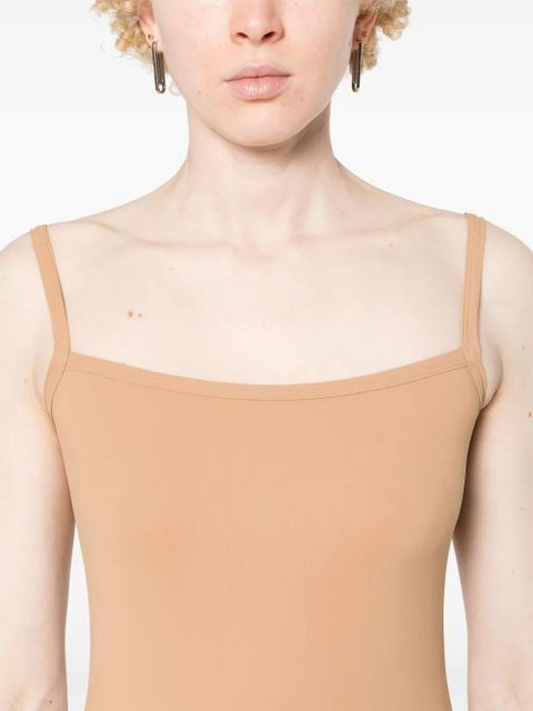 MM6 Maison Margiela numbers-motif bodysuit - Neutrals