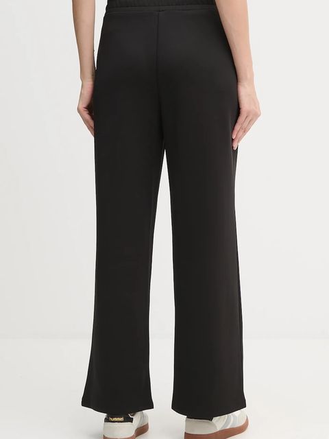 Dkny spodnie dresowe KNIT PANTS damskie kolor czarny gładkie P5MF7CNZ