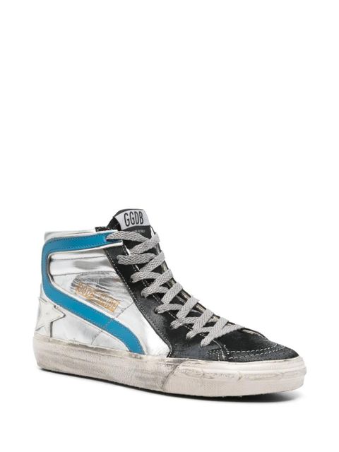 Golden Goose Slide high-top sneakers - White