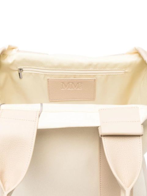 Max Mara logo-embossed tote bag - Neutrals