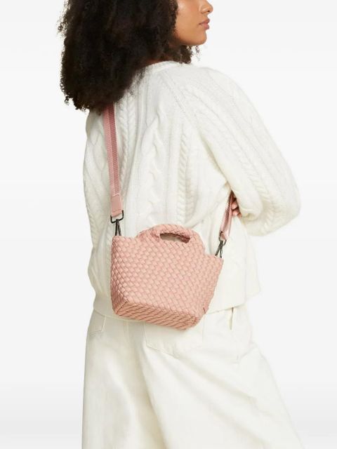 NAGHEDI St. Barths Petit woven tote bag - Pink