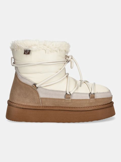 Answear.LAB śniegowce zamszowe kolor brązowy - zdjęcie produktu nr 2