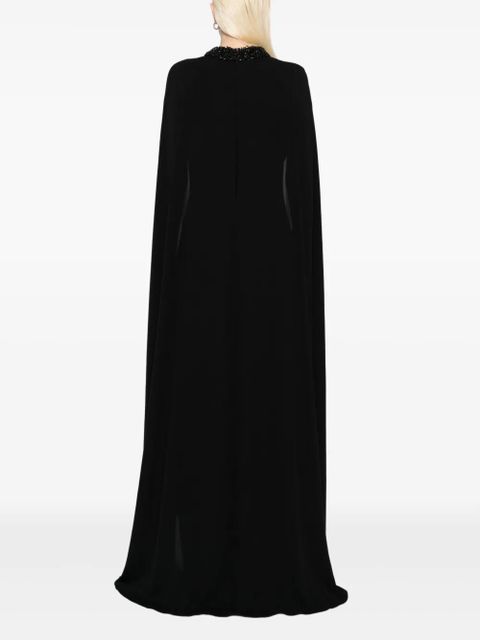 TOM FORD cape design dress - Black