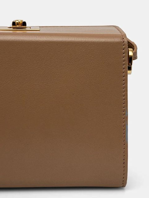 Furla torebka skórzana kolor beżowy WB01474 BX3106 YU500