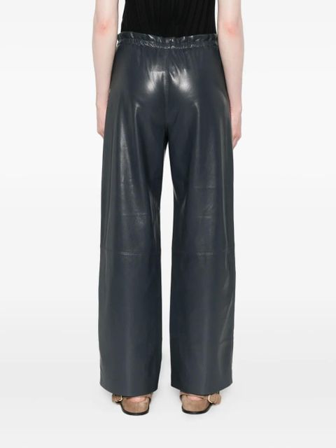 Nanushka Geb elasticated-waist trousers - Blue
