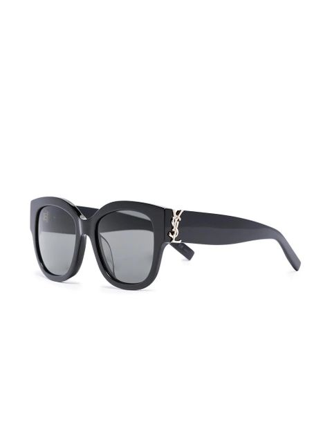 Saint Laurent Eyewear SL M95 oversized-frame sunglasses - Black