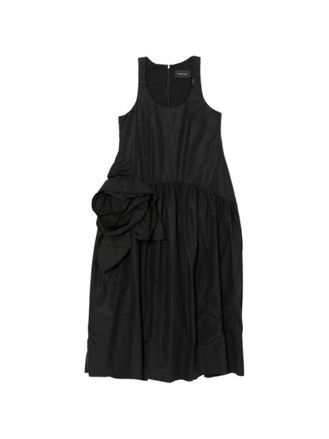 Simone Rocha floral appliqué midi dress - Black - zdjęcie produktu nr 1