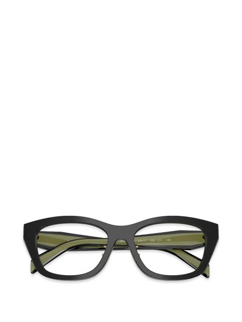 Prada Eyewear rectangle-frame glasses - Black - zdjęcie produktu nr 1