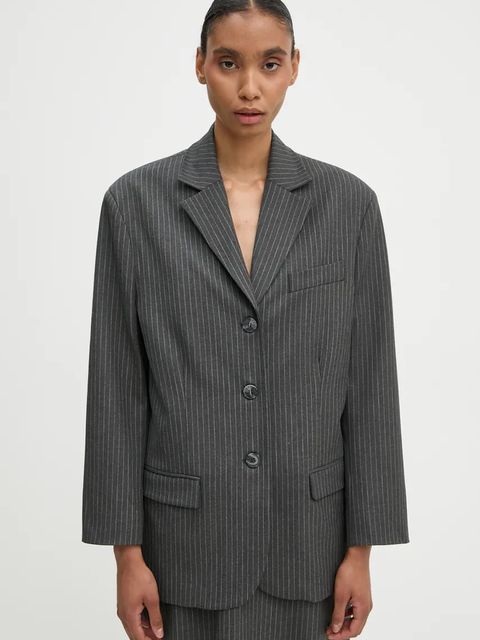 2NDDAY marynarka Harry kolor szary jednorzędowa wzorzysta 2245115170