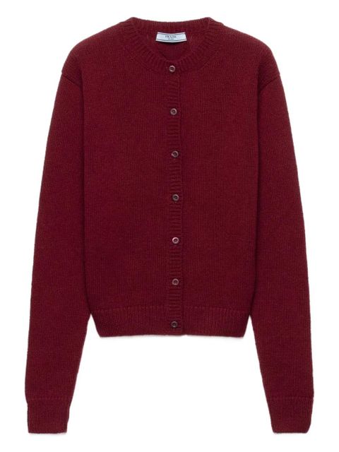 Prada button-down cashmere cardigan - Red - zdjęcie produktu nr 1