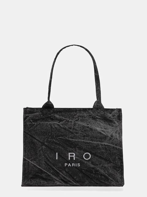 IRO torebka bawełniana kolor czarny WP46JANE - zdjęcie produktu nr 1