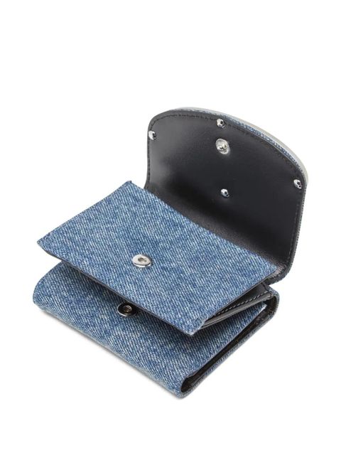 Diesel logo-plaque wallet - Blue