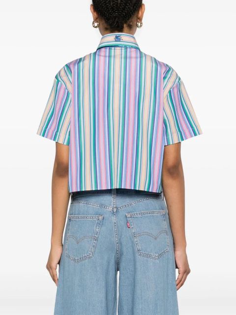 ETRO striped shirt - Blue
