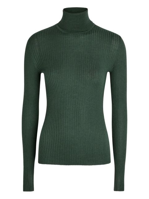 Gabriela Hearst Peppe roll-neck top - Green - zdjęcie produktu nr 1