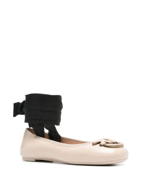PINKO Love Birds ballerina shoes - Neutrals - zdjęcie produktu nr 2