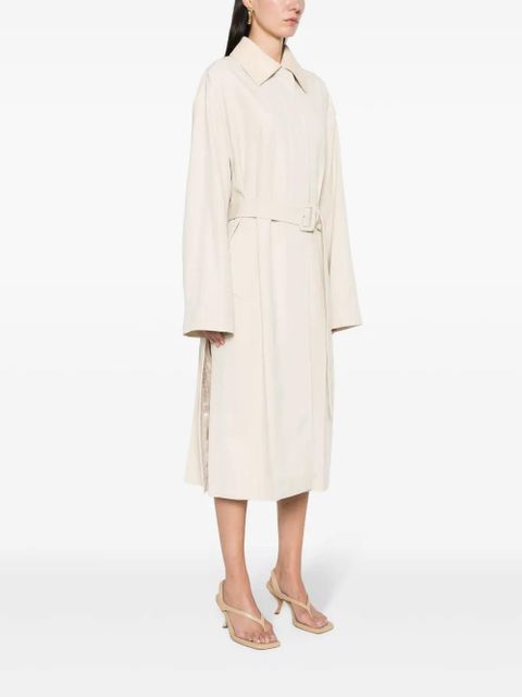 FENDI gabardine trench coat - Neutrals