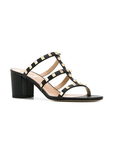 Valentino Garavani 60mm stud-embellishment sandals - Black - zdjęcie produktu nr 2
