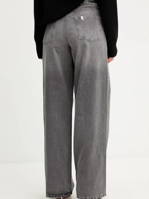 Liu Jo jeansy bawełniane damskie kolor szary UF5095.D5020