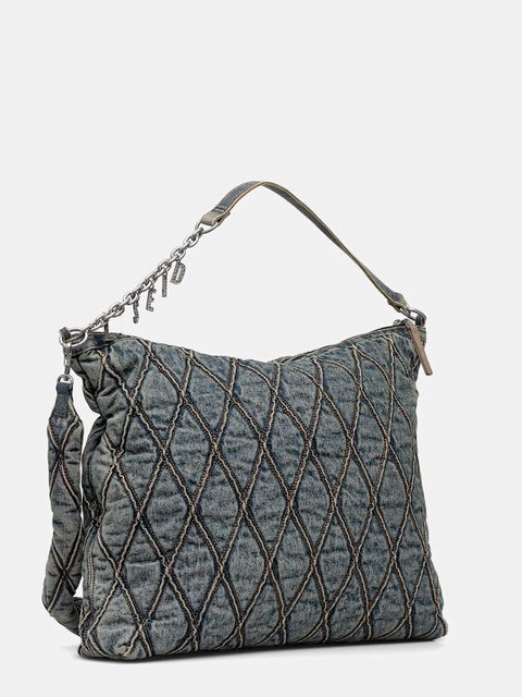 Diesel torebka jeansowa CHARM-D CHARM-D kolor niebieski X10363.P5570