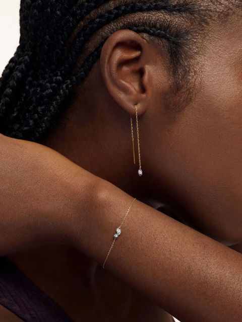 Monica Vinader 18kt gold vermeil diamond bracelet