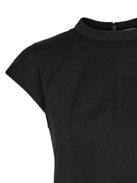 STAUD mock-neck A-line dress - Black - zdjęcie produktu nr 2