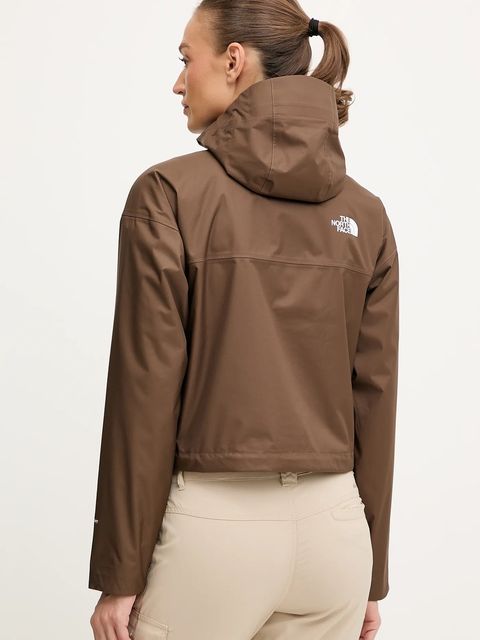 The North Face kurtka outdoorowa Cropped Quest kolor brązowy przejściowa NF0A55EP1OI1 - zdjęcie produktu nr 2