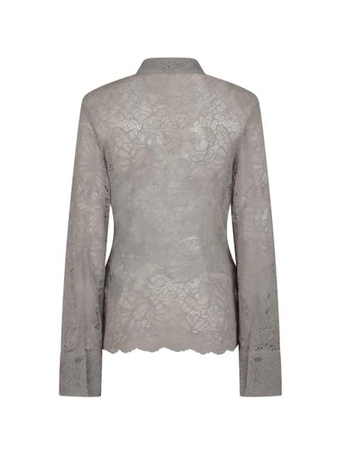 ROTATE BIRGER CHRISTENSEN lace shirt - Grey - zdjęcie produktu nr 2