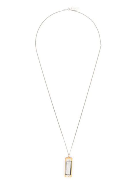 LEMAIRE Harmonica logo-engraved necklace - Silver - zdjęcie produktu nr 1