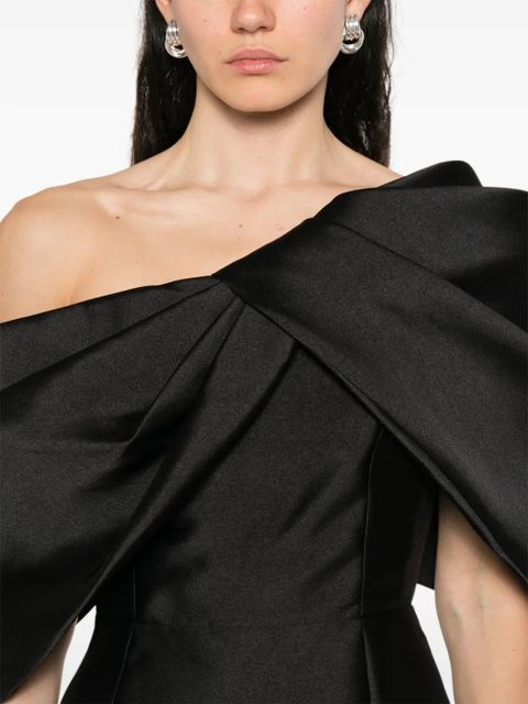 Solace London off-shoulder dress - Black