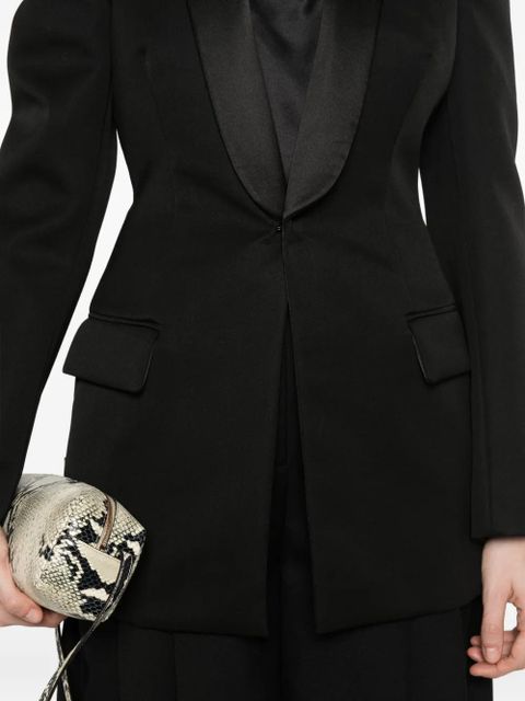 WARDROBE.NYC shawl-lapel blazer - Black