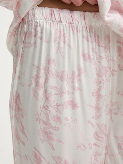 Answear.LAB piżama damska kolor różowy