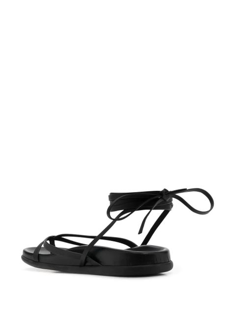 Ancient Greek Sandals Glykeria leather sandals - Black