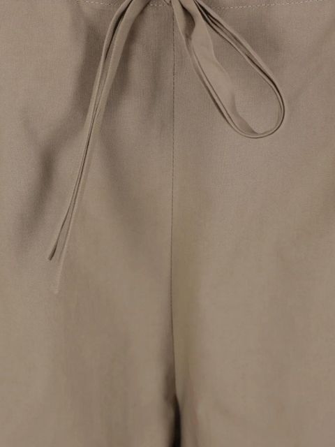 The Row Delano elasticated-waist trousers - Green