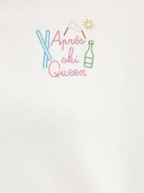 MC2 Saint Barth detail-embroidered sweatshirt - White