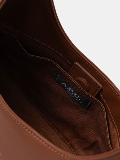 A.P.C. torebka baby ninon shoulder kolor brązowy PUAAT.F67027