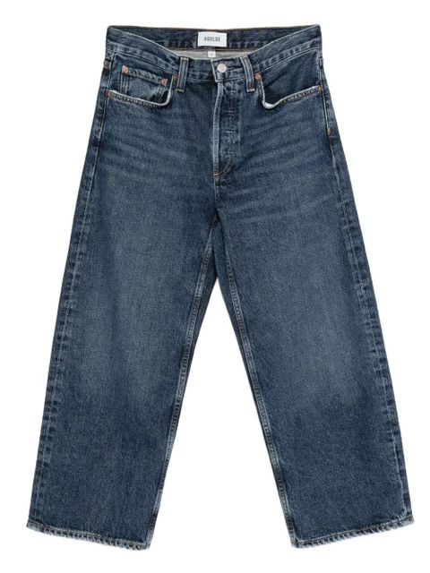 AGOLDE Arc cotton jeans - Blue - zdjęcie produktu nr 1