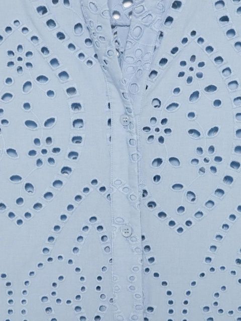 MC2 Saint Barth Sangallo cotton blouse - Blue