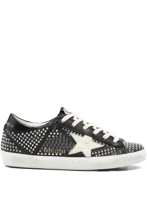 Golden Goose Super-Star studded sneakers - Black - zdjęcie produktu nr 1