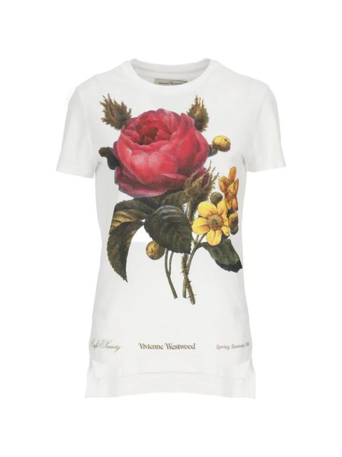 Vivienne Westwood floral-print T-shirt - White - zdjęcie produktu nr 1