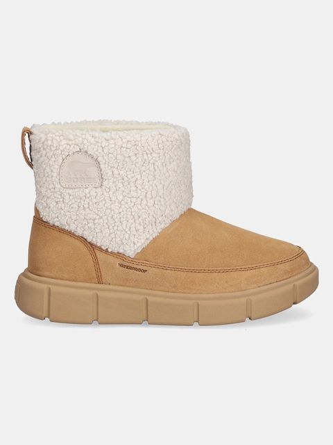 Sorel śniegowce zamszowe SOREL EXPLORER III SLIP-ON COZY WP - zdjęcie produktu nr 1