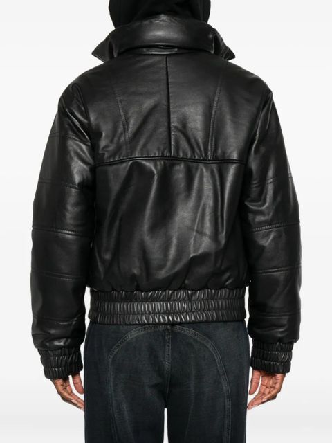 Gimaguas zip-up smocked jacket - Black