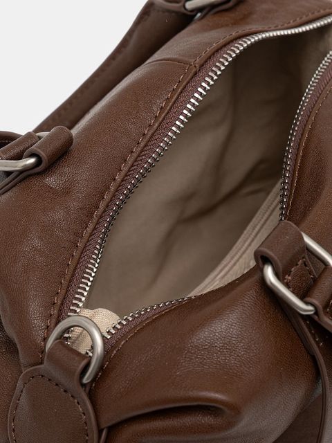 Answear.LAB torebka skórzana kolor brązowy