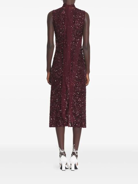 Lanvin sequinned dress - Red