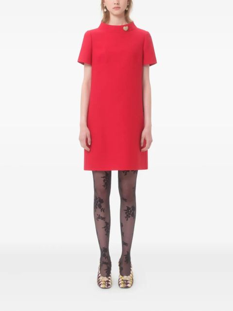 Valentino Garavani floral-embroidered tights - Black