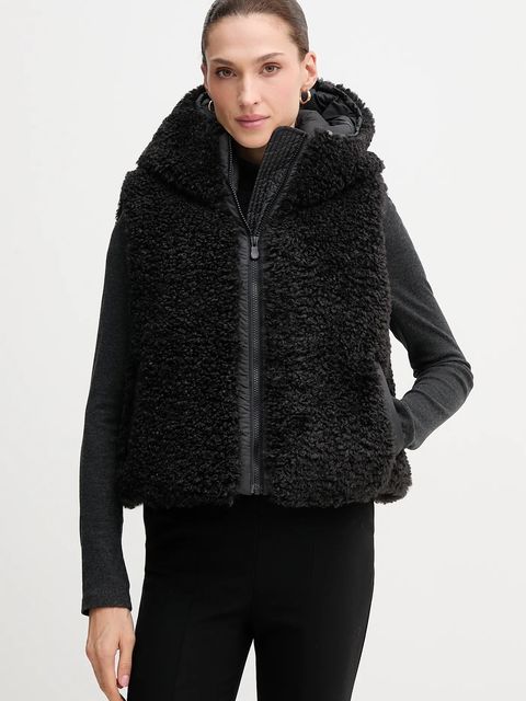 Save The Duck bezrękawnik AYLA kolor czarny zimowy D82501W.CURL21