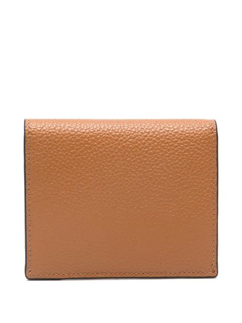TOTEME T-lock grained leather cardholder - Neutrals - zdjęcie produktu nr 2
