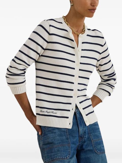 Lauren Ralph Lauren striped cardigan - White - zdjęcie produktu nr 2