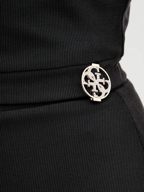 Guess t-shirt PRISCA damski kolor czarny W5YP14 KAQL2