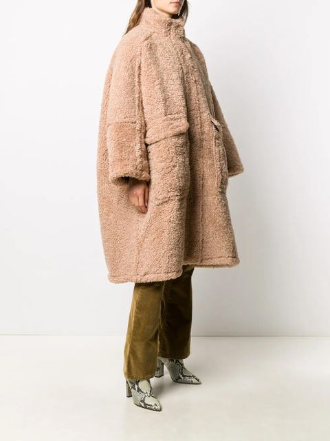 Diesel oversized textured coat - Neutrals